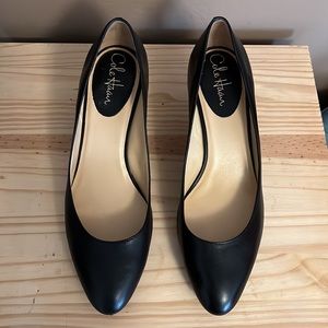 NIB Cole Haan low black pumps, size 9B